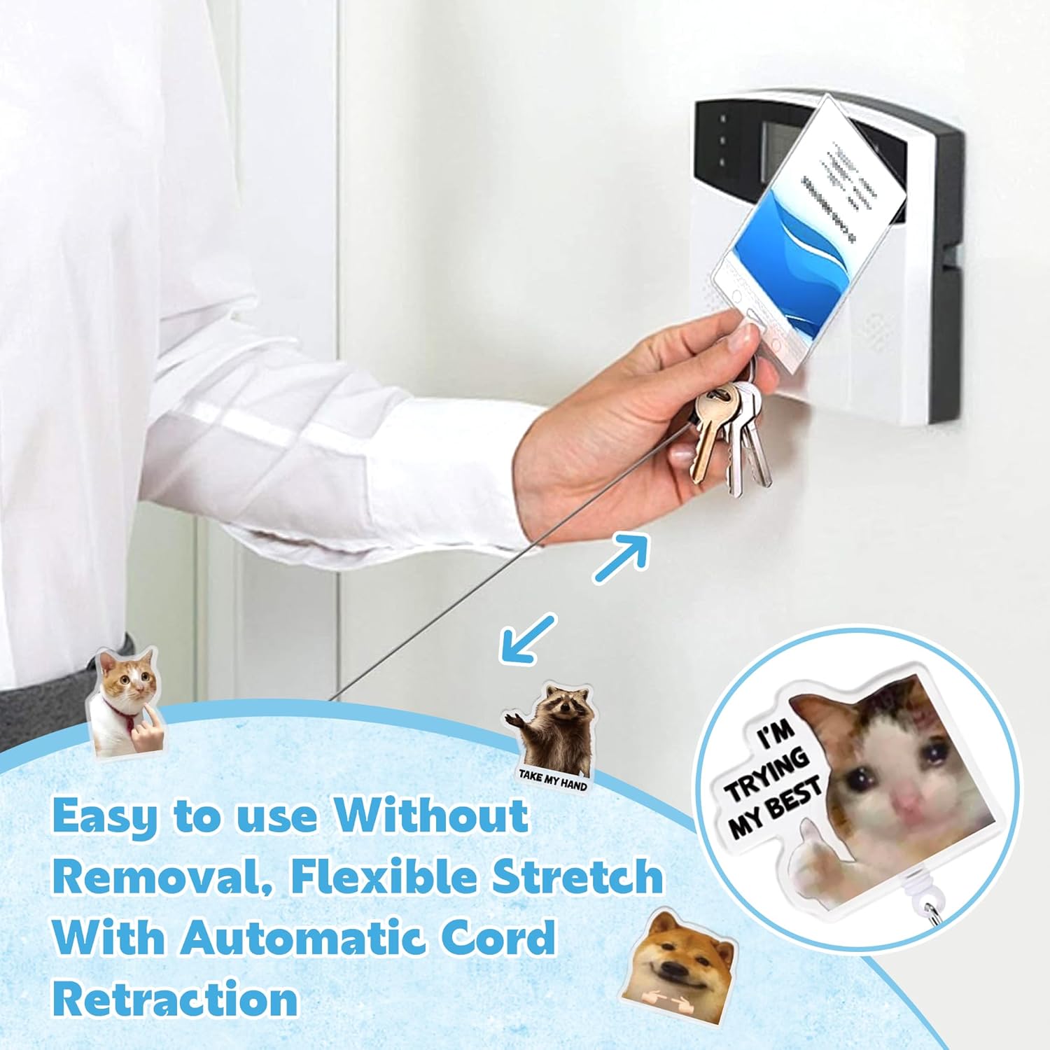 8PCS/16PCS Cute Retractable Ba - đánh giá và giá Xray Tech Accessories
