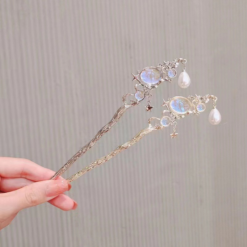 Moonstone Hairpin with Star &  - đánh giá và giá Tech Accessories Women