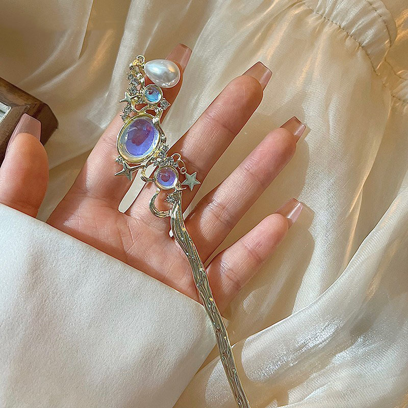 Moonstone Hairpin with Star &  - đánh giá và giá Tech Accessories Women