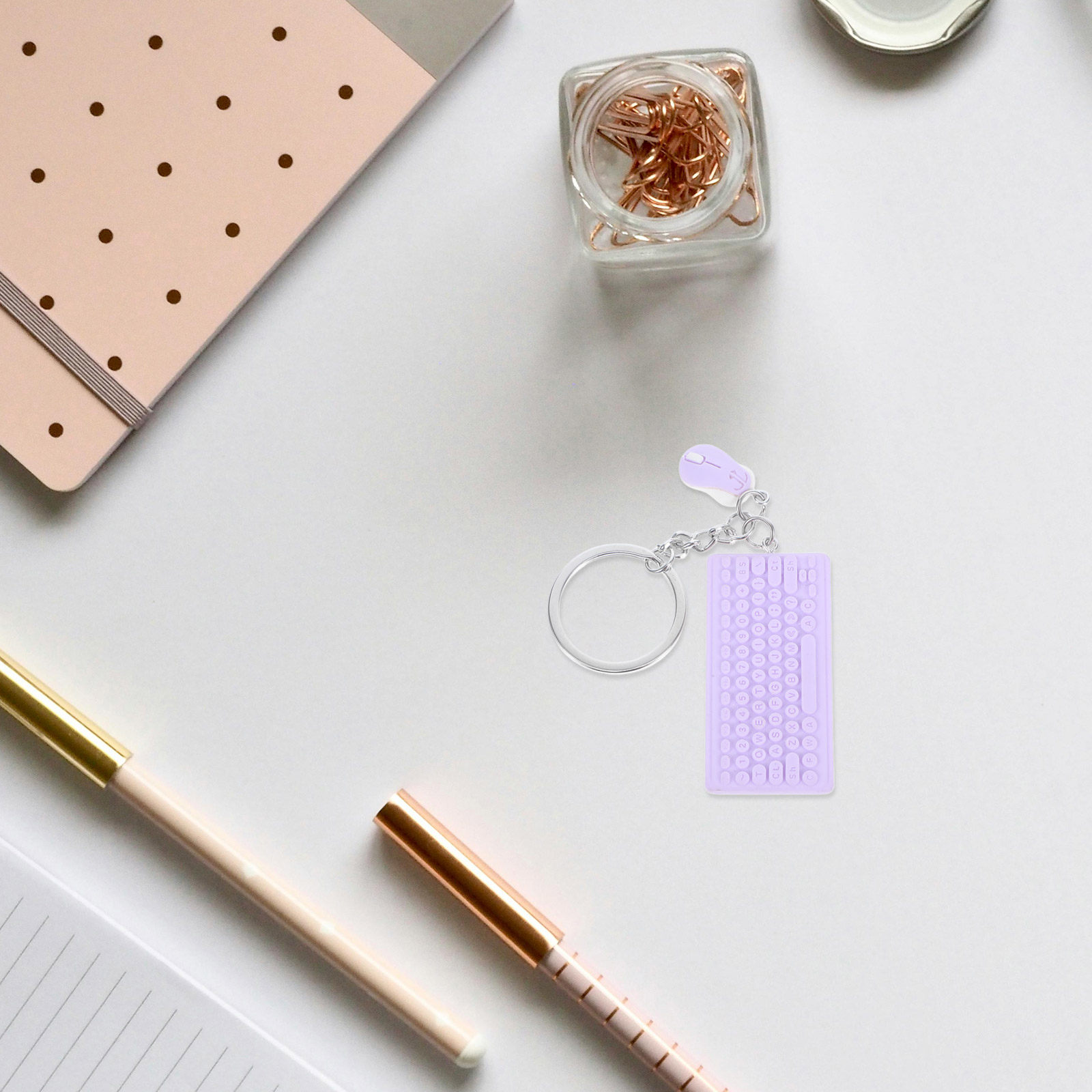 Mini Keyboard Mouse Keychain C - đánh giá và giá Tech Girl Accessories