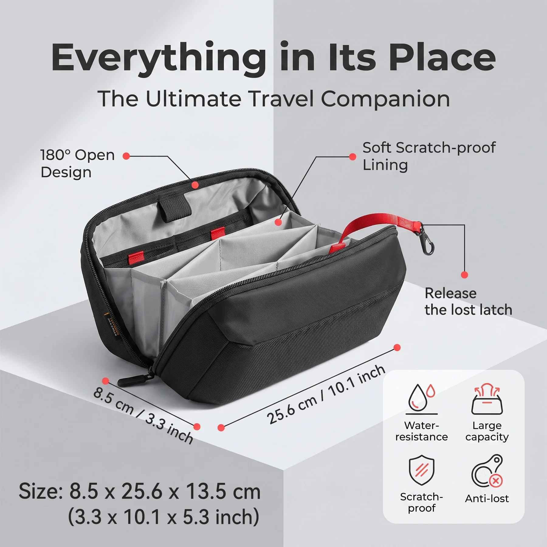 Travel Tech Organizer Pouch, W - đánh giá và giá Tech Accessories For Travel
