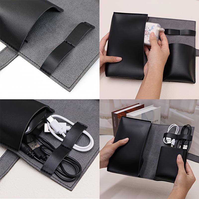 1PC PU Leather Multi-Compartme - đánh giá và giá Tech Accessories For Travel