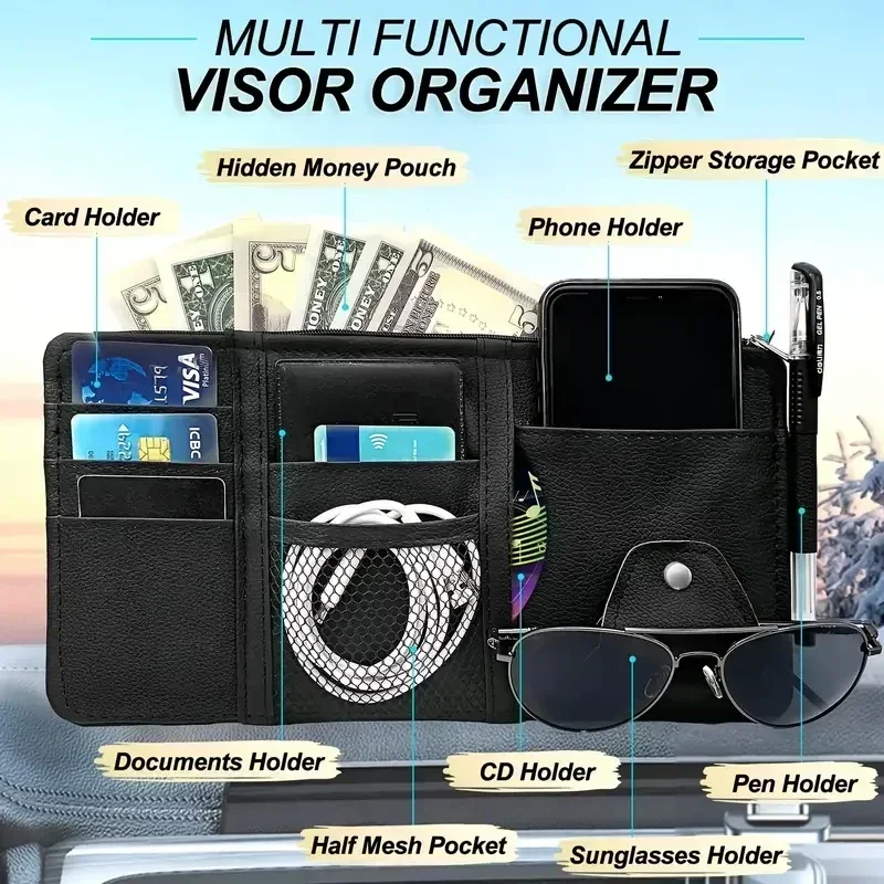 Car Sun Visor Organizer Multi- - đánh giá và giá Tech Accessories For Car