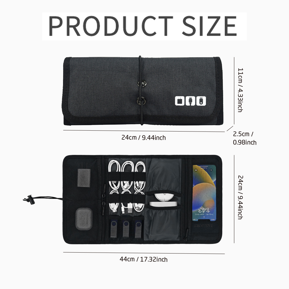 Tech Organizer Bag Cable Stora - đánh giá và giá Tech Accessories For Travel