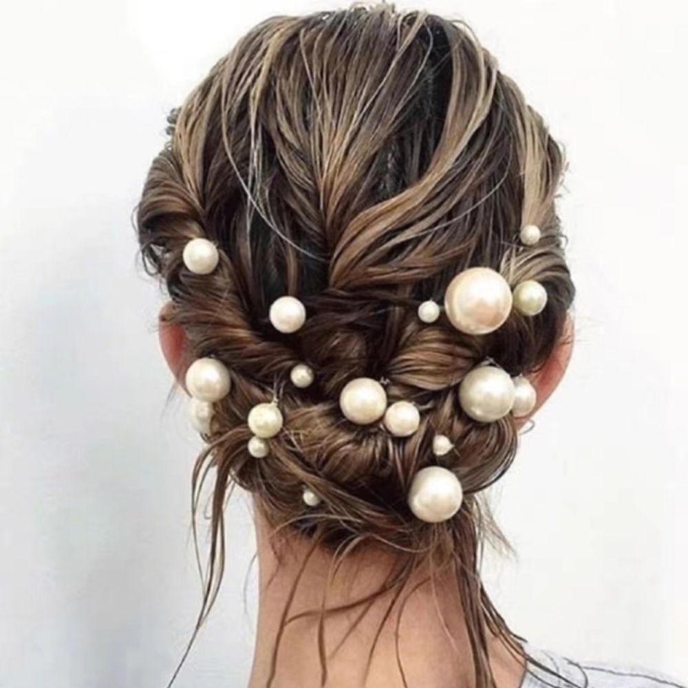 Pearl Crystal Hair Pins Comb S - đánh giá và giá Tech Accessories Women