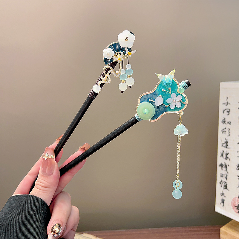 Classic Tassel Hair Stick Blac - đánh giá và giá Tech Accessories Women